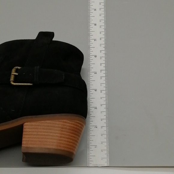 Cole Haan Womens Jensynn Block Heel Ankle Bootie Pull On Style Black Sz 5 NEW - Picture 7 of 10